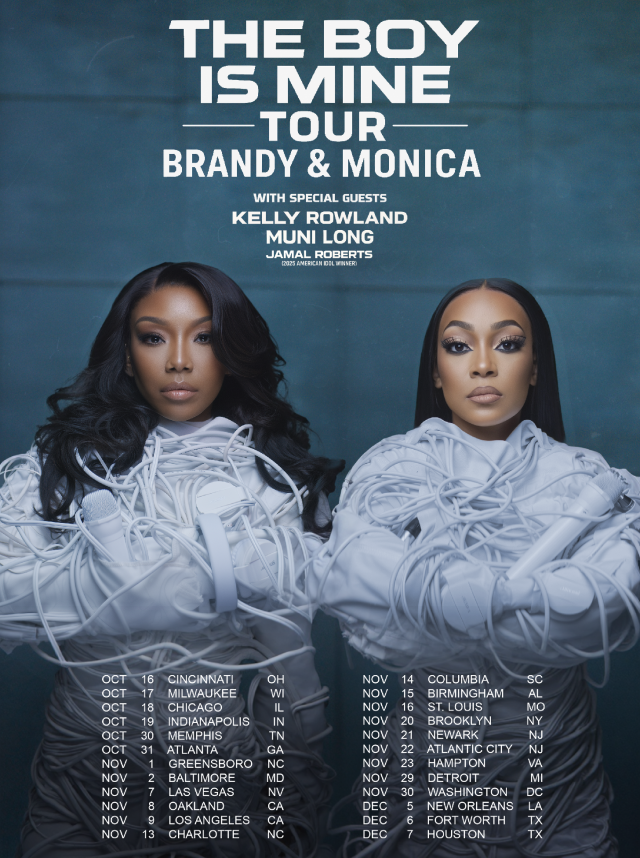 Brandy The Boy Is Mine Tour Poster 2026